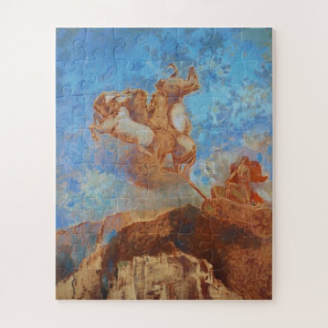 Puzzle Póster El Carro de Apolo de Odilon Redon (Vertical)