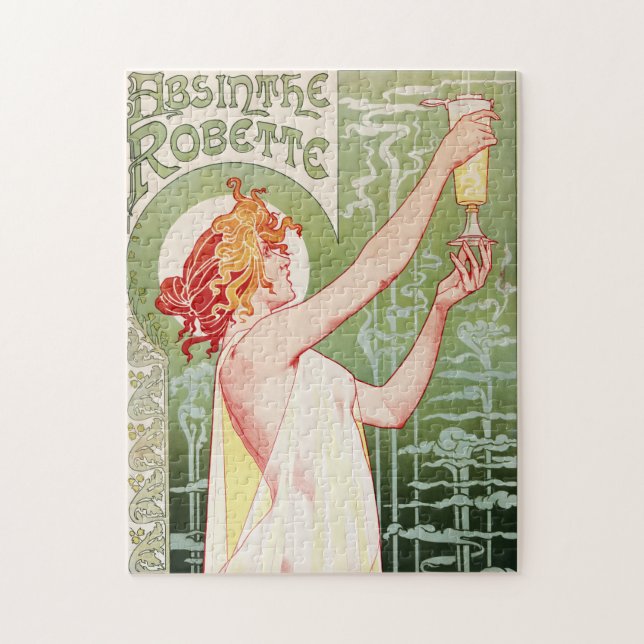 Puzzle Poster francés "ajenjo Robette " del nouveau del (Vertical)