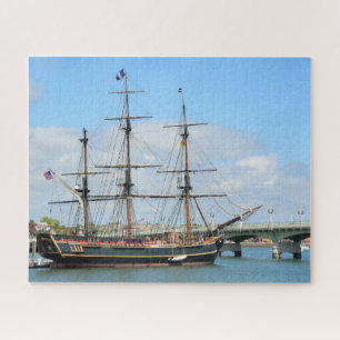Puzzle Poster Glossy del barco de HMS Bounty Galleon