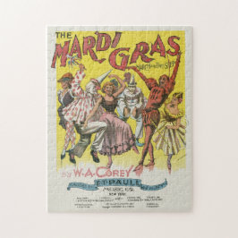 Puzzle Poster Mardi Gras
