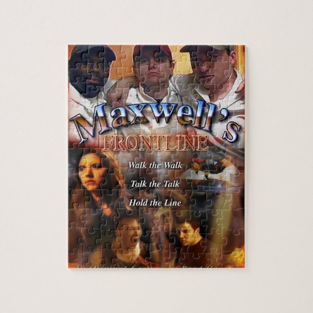 Puzzle Poster oficial de Maxwell en primera línea en un (Vertical)