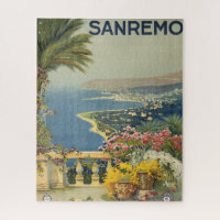 Poster Viajero De San Remo Desde Una Terraza
