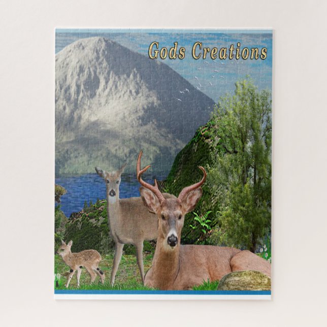 Puzzle Posters de arte de venados (Vertical)