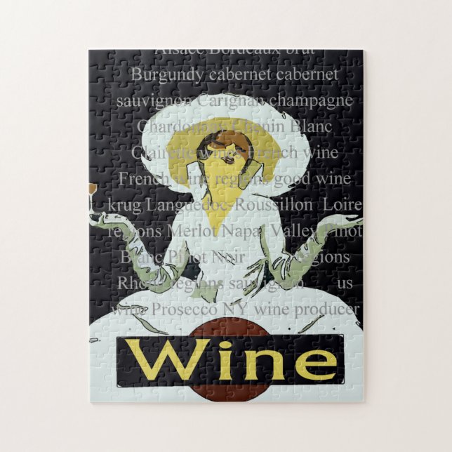 Puzzle Posters de Vino Vintage (Vertical)