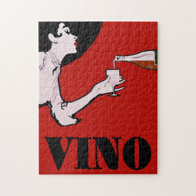 Puzzle Posters de Vino Vintage (Vertical)
