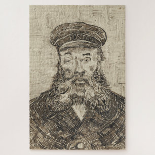 Puzzle Postman Joseph Roulin (Esbozo Sepia) (de van Gogh)