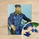 Puzzle Postman Joseph Roulin | Vincent Van Gogh<br><div class="desc">Retrato del Postman Joseph Roulin (1888) por el artista post-impresionista holandés Vincent Van Gogh. La pintura original es un aceite sobre lienzo. El retrato es uno de varios Van Gogh pintados de su amigo cercano, un empleado postal en la sureña ciudad francesa de Arles. En esta versión el cartero Roulin...</div>