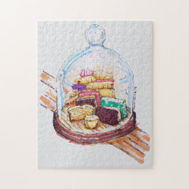 Puzzle Postres bajo la cúpula de vidrio