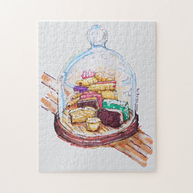 Puzzle Postres bajo la cúpula de vidrio (Vertical)