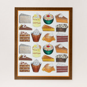 Puzzle Postres de comida de panadería del sur de Estados
