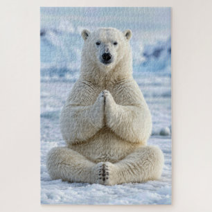 Puzzle Postura de Yoga de Oso Polar