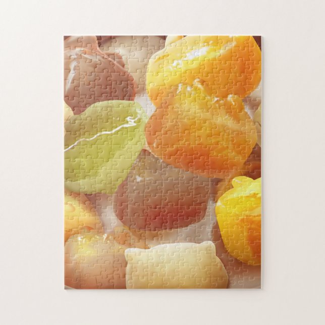 Puzzle Potato dulce y postre de bolas de taro (Vertical)