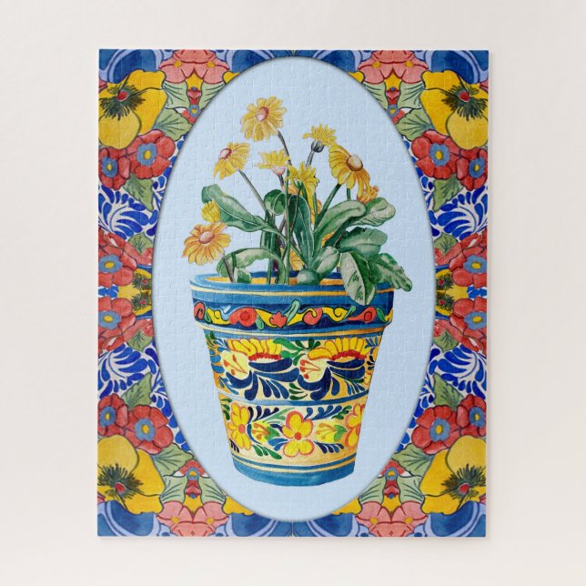 Puzzle Pozo de flores Talavera (Vertical)