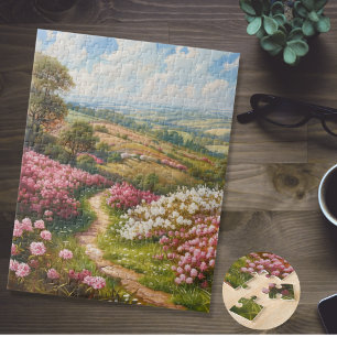 Puzzle Pradera de flores