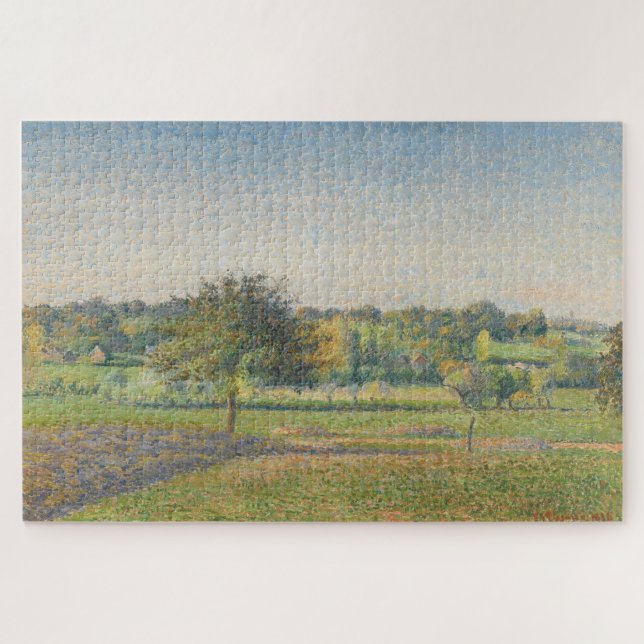 Puzzle Prado en Éragny por Camille Pissarro (Horizontal)