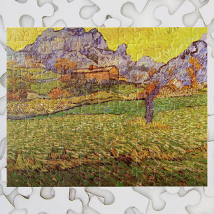 Puzzle Prado en las montañas de Vincent van Gogh