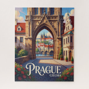 Puzzle Praga Chequia Arquitectura Gótica Histórica