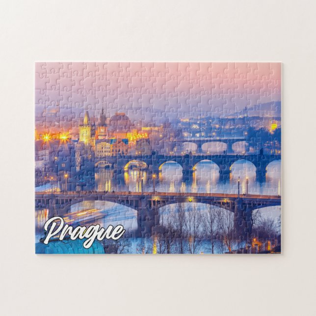 Puzzle Praga hermosa, República Checa (Horizontal)