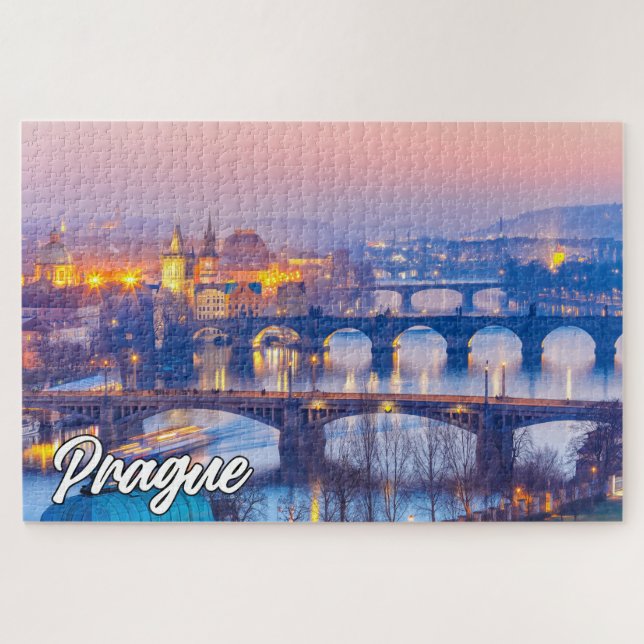 Puzzle Praga hermosa, República Checa (Horizontal)
