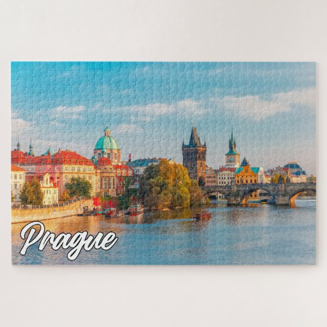 Puzzle Praga hermosa, República Checa (Horizontal)