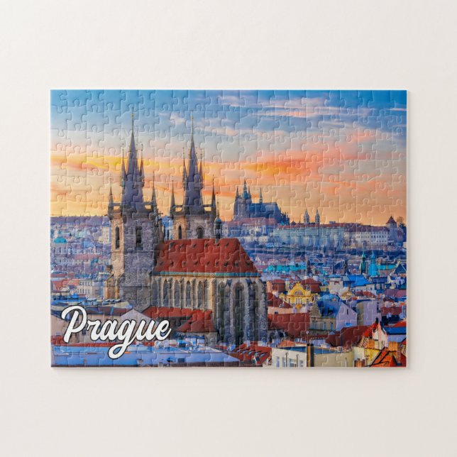 Puzzle Praga hermosa, República Checa (Horizontal)