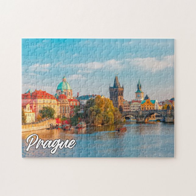 Puzzle Praga hermosa, República Checa (Horizontal)