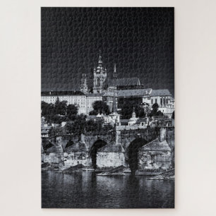 Puzzle Praga, Puente Carlos y Castillo / Checia