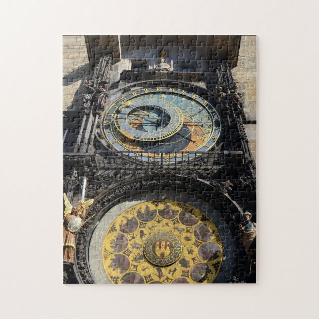 Puzzle Praga y reloj astronómico - Orloj/Checia (Vertical)