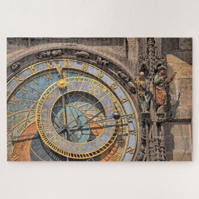 Puzzle Praha (Prague) Orloj (Astronomical Clock) (Horizontal)