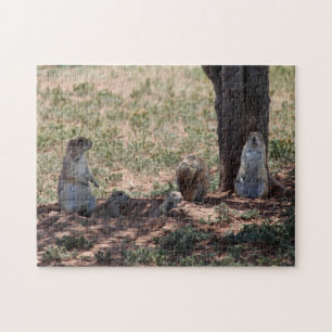 Puzzle Prairie Dog Family