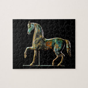 Puzzle Prancing Horse Weathervane