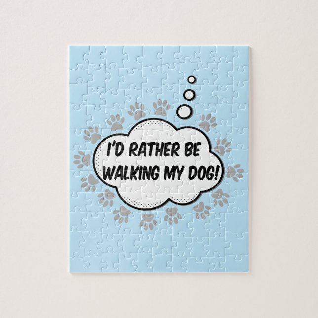 Puzzle Prefiero Caminar Por Mi Perro (Vertical)