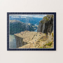 Puzzle Preikestolen Noruega Roca del Púlpito Panorama