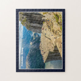 Puzzle Preikestolen Norway Pulpit Rock Panorama