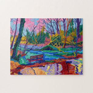 Puzzle Presa de Willow Hall Sowerby Bridge Arte Fauve Vib