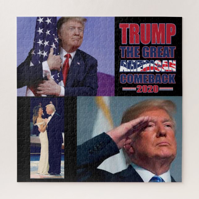 Puzzle President Trump the Great American Comeback (Vertical)