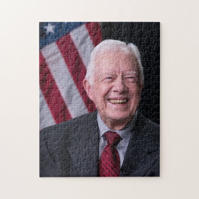 Puzzle Presidente Jimmy Carter Smiling (Vertical)
