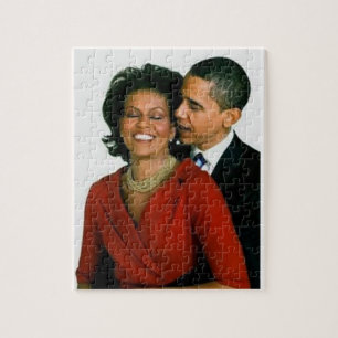 PUZZLE PRESIDENTE OBAMA Y PRIMERA DAMA-PUZZLE JIGSAW PUZZ