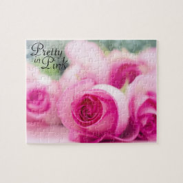 Puzzle Pretty in Pink Roses