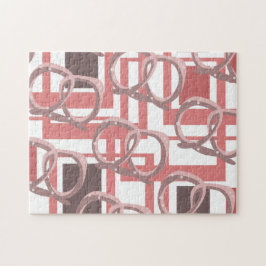 Puzzle Pretzel Rosa Moderno