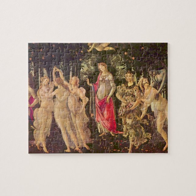 Puzzle Primavera, Alegoría de la Primavera por Sandro Bot (Horizontal)