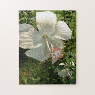 Puzzle primavera blanca, flor, floral, verano, naturaleza