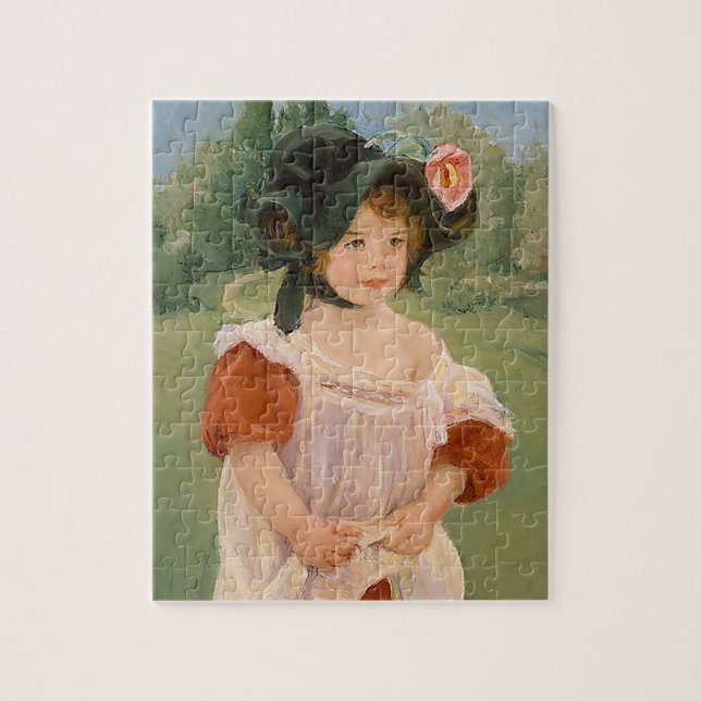 Puzzle Primavera de Mary Cassatt ": Margarita que se (Vertical)