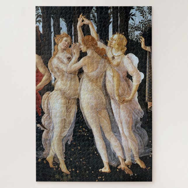 Puzzle Primavera (detalle), Sandro Botticelli (Vertical)