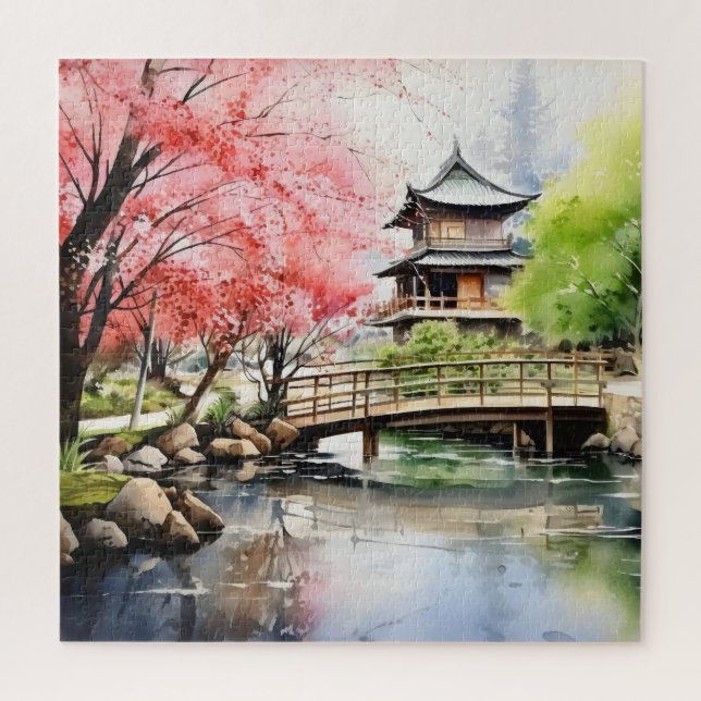 Puzzle Primavera en el jardín (Vertical)