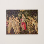 Puzzle Primavera, herencia de la primavera por Sandro Bot<br><div class="desc">Primavera o Alegoría de Primavera c. 1482 de Sandro Botticelli (1444-1510) es una pintura de la naturaleza de la mitología del arte del Renacimiento vintage con un grupo de figuras mitológicas en un bosque o jardín. Alegórico por el crecimiento exuberante de la temporada de primavera. Hay seis mujeres, dos hombres...</div>
