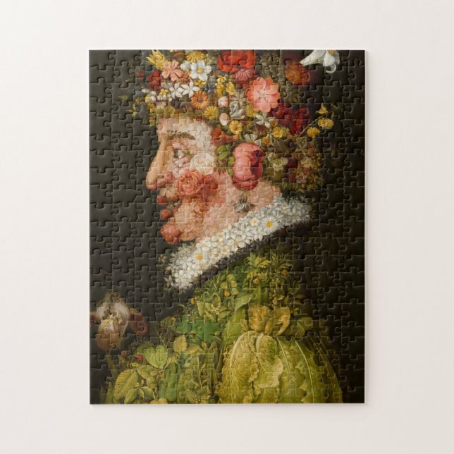 Puzzle Primavera, La Primavera por Giuseppe Arcimboldo (Vertical)