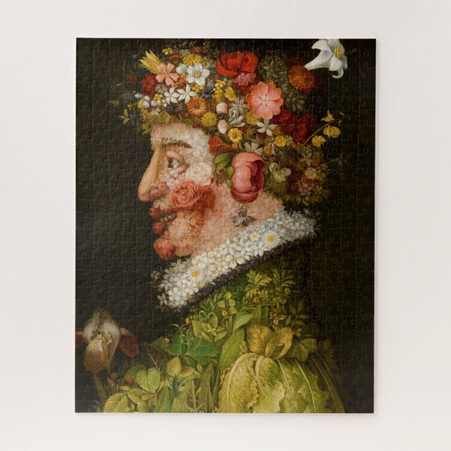 Puzzle Primavera, La Primavera por Giuseppe Arcimboldo (Vertical)