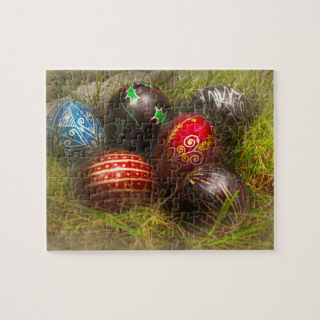 Puzzle Primavera - Pascua - Huevos de Pascua (Horizontal)