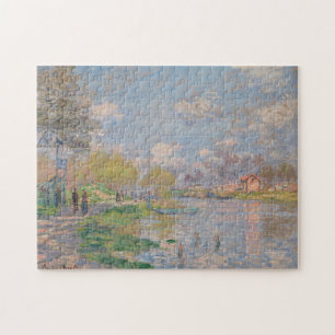 Puzzle Primavera por el Sena de Monet Impresionista